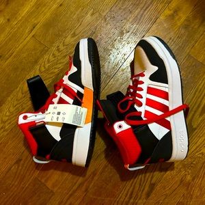 NEW with tags and box - Postmove Mid Sneaker Adidas - red, white and orange